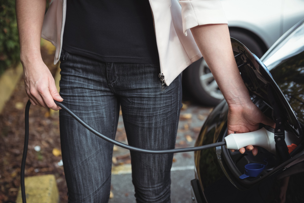 Home EV charger available for another driver to use